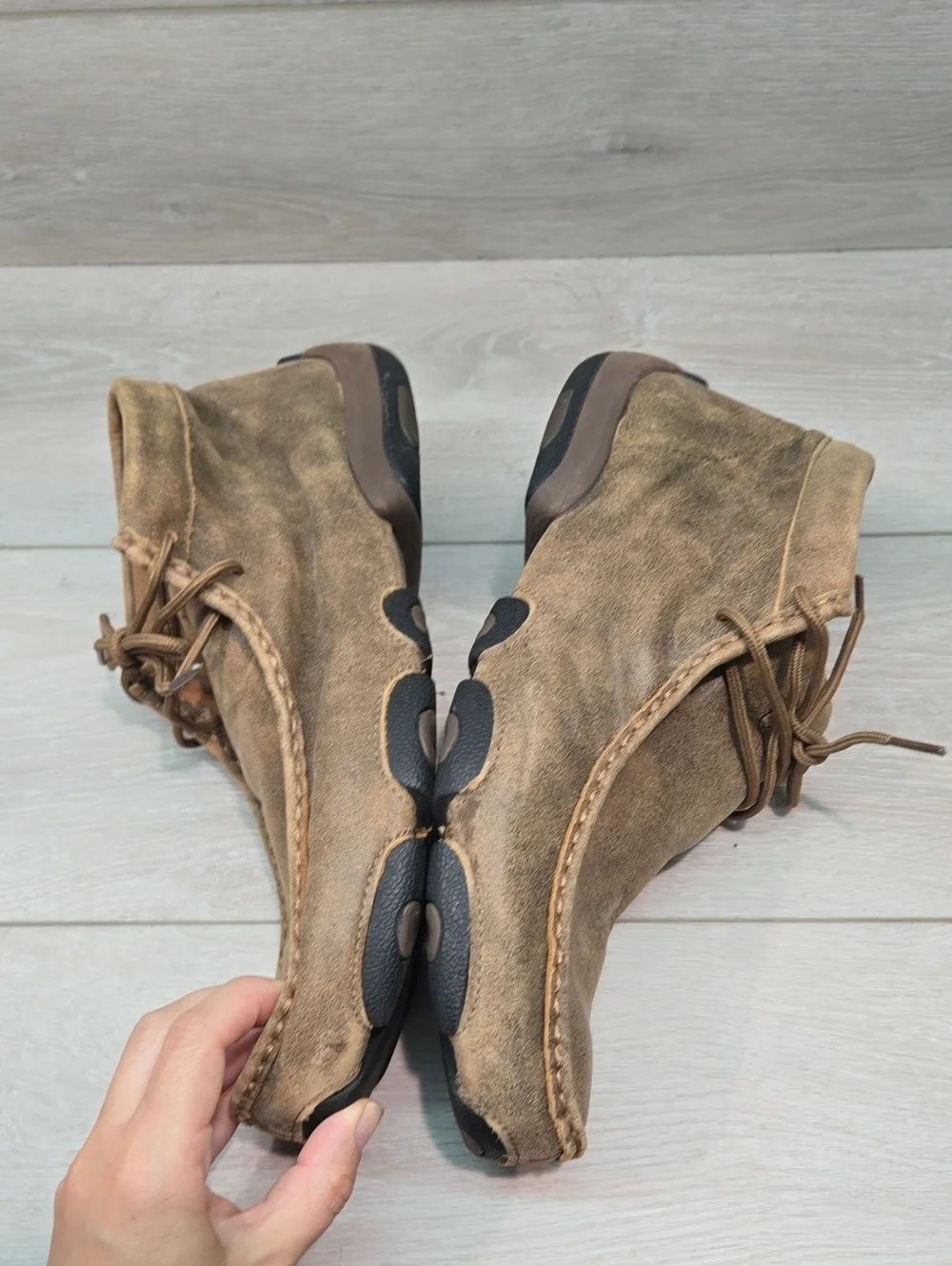 Twisted X Men's MDM003 Moc Casual Suede Lace-Up Chukka Shoes -Brown Sz 13